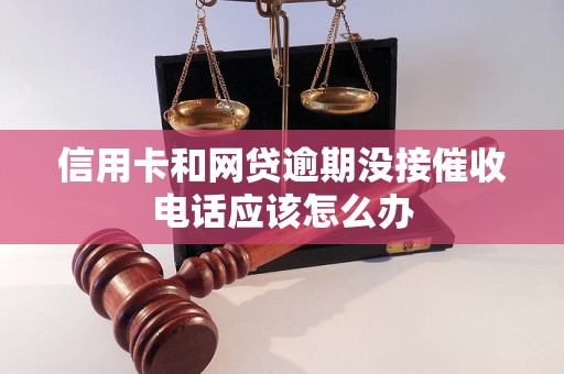 信用卡和网贷逾期没接催收电话应该怎么办