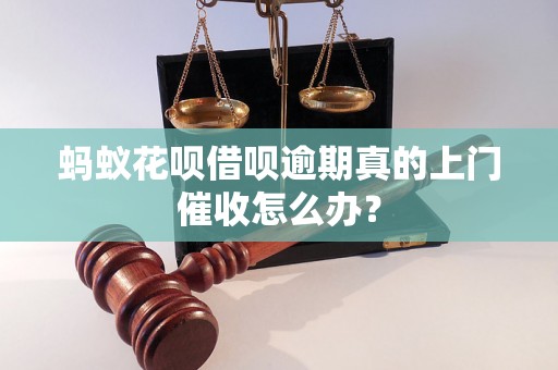 蚂蚁花呗借呗逾期真的上门催收怎么办？