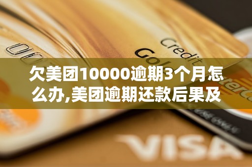 欠美团10000逾期3个月怎么办,美团逾期还款后果及解决方法