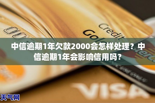 GA黄金甲中信逾期1年欠款2000会怎样处理?中信逾期1年会影响信用吗?(图1) GA黄金甲中信逾期1年欠款2000会怎样处理?中信逾期1年会影响信用吗?(图1)