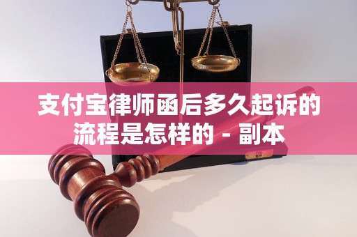 支付宝律师函后多久起诉的流程是怎样的 - 副本