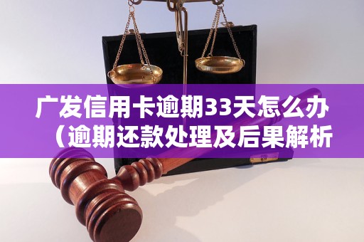 广发信用卡逾期33天怎么办（逾期还款处理及后果解析）