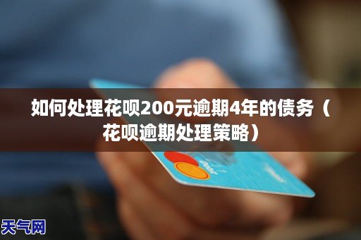 GA黄金甲如何处理花呗200元逾期4年的债务（花呗逾期处理策略）(图1)