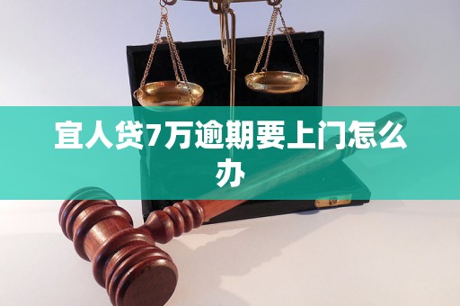 宜人贷7万逾期要上门怎么办