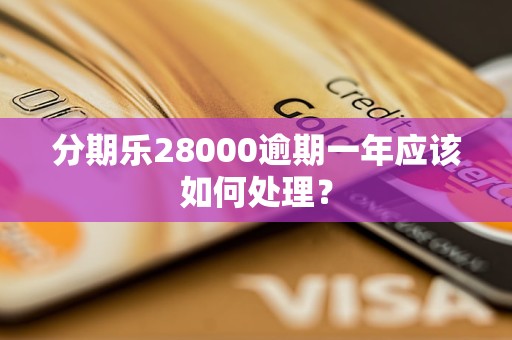 分期乐28000逾期一年应该如何处理？