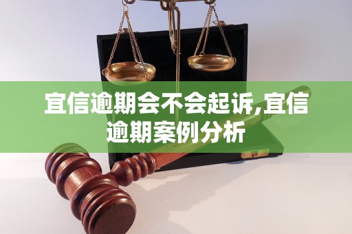 宜信逾期会不会起诉,宜信逾期案例分析