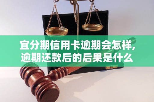 宜分期信用卡逾期会怎样,逾期还款后的后果是什么