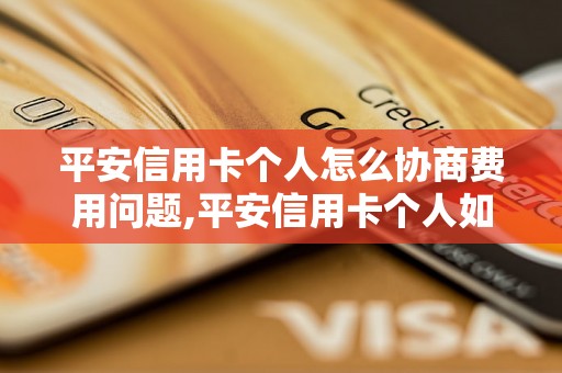 平安信用卡个人怎么协商费用问题,平安信用卡个人如何申请退费