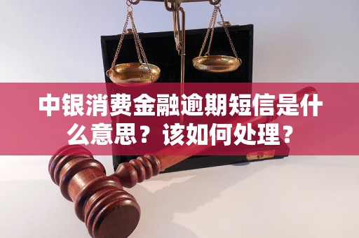 中银消费金融逾期短信是什么意思？该如何处理？