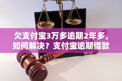 欠支付宝3万多逾期2年多，如何解决？支付宝逾期借款后果及处理方法