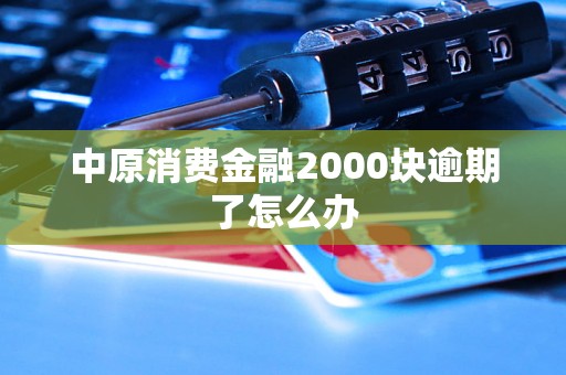 中原消费金融2000块逾期了怎么办