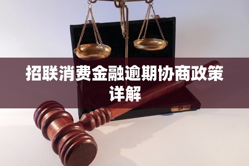 招联消费金融逾期协商政策详解