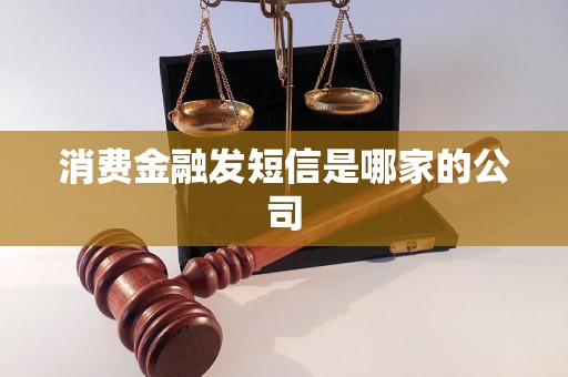 消费金融发短信是哪家的公司