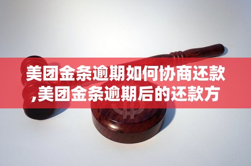 美团金条逾期如何协商还款,美团金条逾期后的还款方式