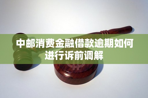 中邮消费金融借款逾期如何进行诉前调解