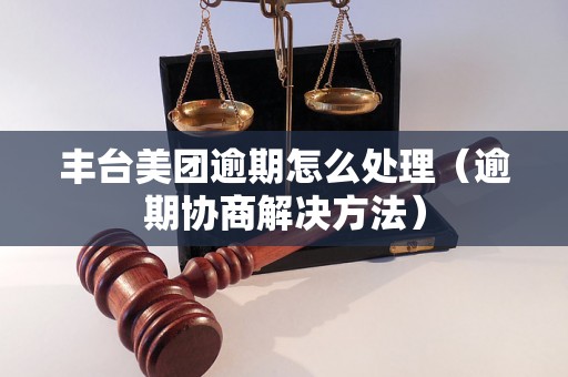 丰台美团逾期怎么处理（逾期协商解决方法）