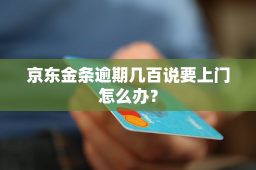 京东金条逾期几百说要上门怎么办？