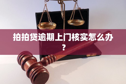 拍拍贷逾期上门核实怎么办？