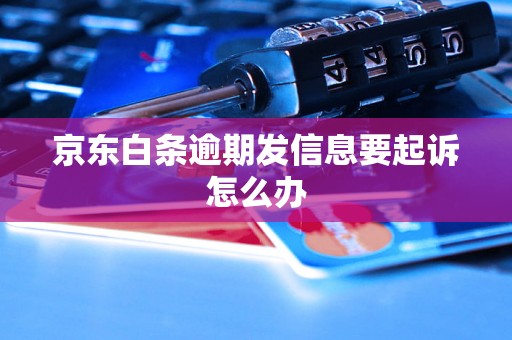 京东白条逾期发信息要起诉怎么办