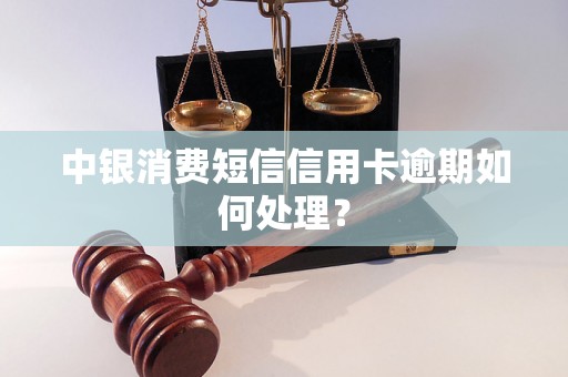 中银消费短信信用卡逾期如何处理？