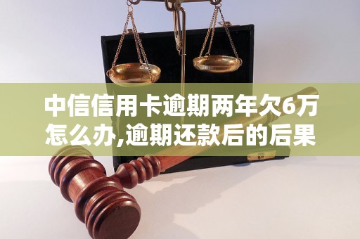 中信信用卡逾期两年欠6万怎么办,逾期还款后的后果及解决办法