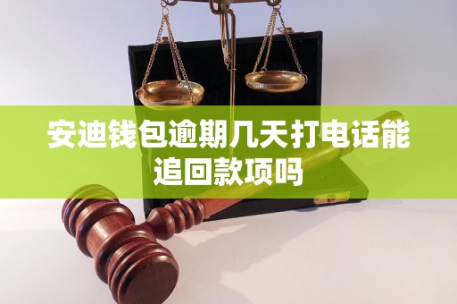 安迪钱包逾期几天打电话能追回款项吗