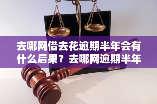 去哪网借去花逾期半年会有什么后果？去哪网逾期半年会被怎么处理？