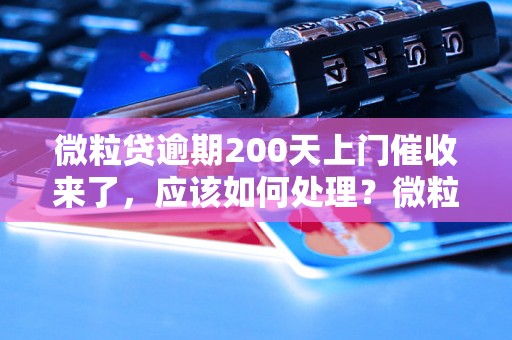 微粒贷逾期200天上门催收来了，应该如何处理？微粒贷逾期200天会有什么后果？