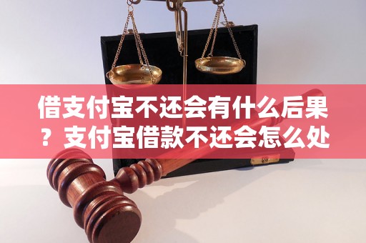 借支付宝不还会有什么后果？支付宝借款不还会怎么处理？