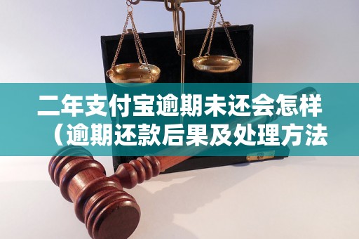 二年支付宝逾期未还会怎样（逾期还款后果及处理方法）