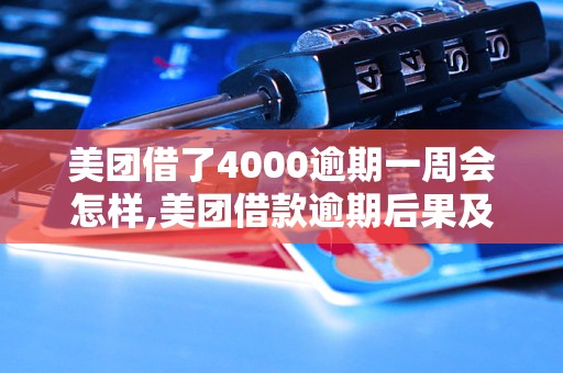 美团借了4000逾期一周会怎样,美团借款逾期后果及处理办法