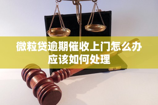 微粒贷逾期催收上门怎么办应该如何处理