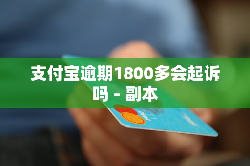 支付宝逾期1800多会起诉吗 - 副本