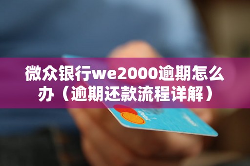 微众银行we2000逾期怎么办（逾期还款流程详解）