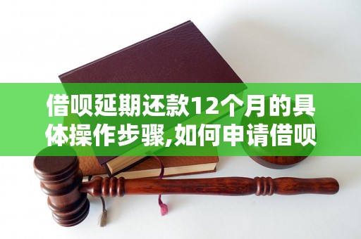 借呗延期还款12个月的具体操作步骤,如何申请借呗延期还款12个月