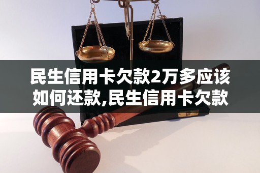 民生信用卡欠款2万多应该如何还款,民生信用卡欠款还款周期和方式