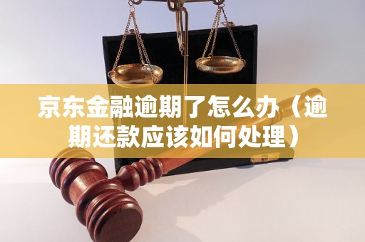 京东金融逾期了怎么办（逾期还款应该如何处理）