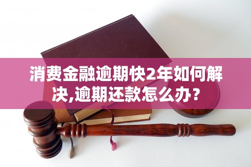 消费金融逾期快2年如何解决,逾期还款怎么办？