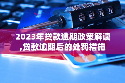 2023年贷款逾期政策解读,贷款逾期后的处罚措施