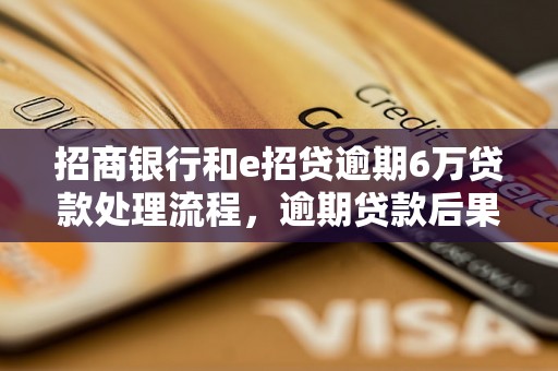 招商银行和e招贷逾期6万贷款处理流程，逾期贷款后果和解决办法