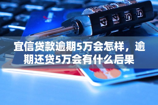 宜信贷款逾期5万会怎样，逾期还贷5万会有什么后果