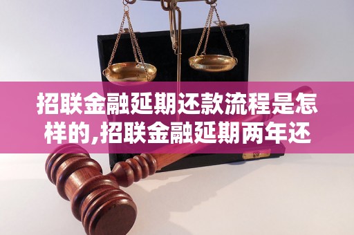 招联金融延期还款流程是怎样的,招联金融延期两年还款需要注意什么