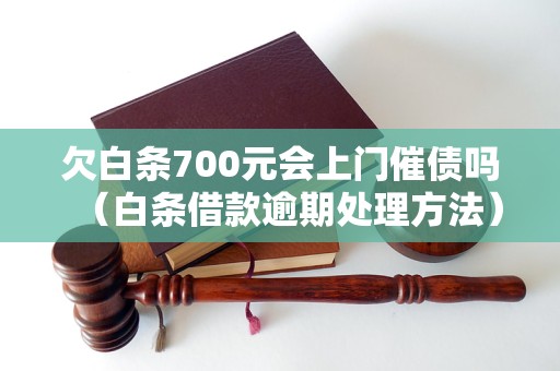 欠白条700元会上门催债吗（白条借款逾期处理方法）