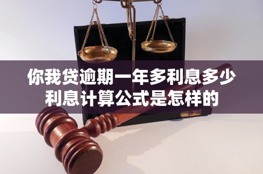 你我贷逾期一年多利息多少利息计算公式是怎样的