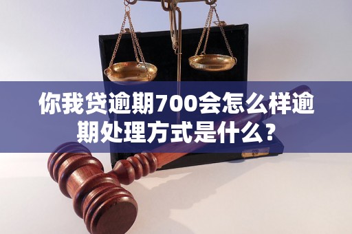 你我贷逾期700会怎么样逾期处理方式是什么？