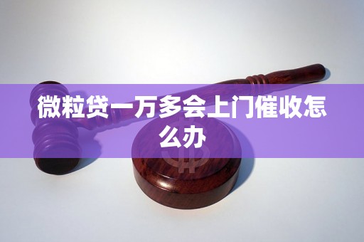 微粒贷一万多会上门催收怎么办