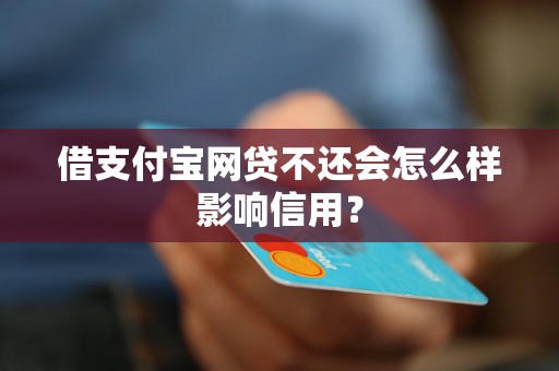 借支付宝网贷不还会怎么样影响信用？