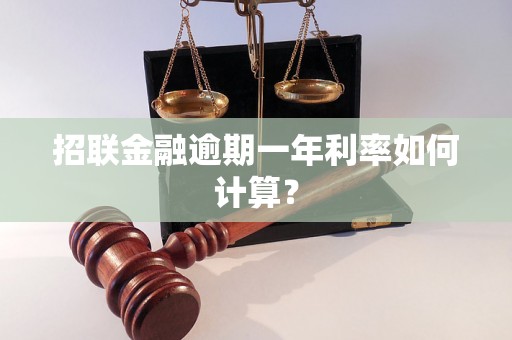 招联金融逾期一年利率如何计算？