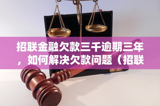 招联金融欠款三千逾期三年，如何解决欠款问题（招联金融逾期还款处理方法）