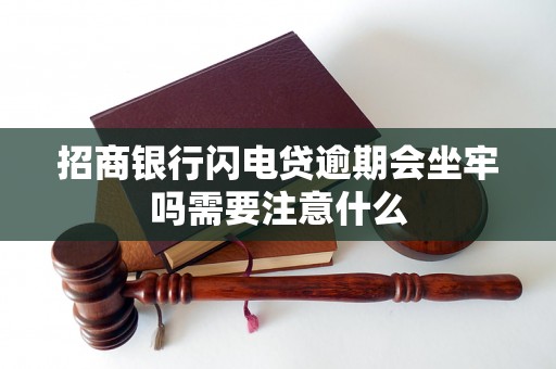 招商银行闪电贷逾期会坐牢吗需要注意什么